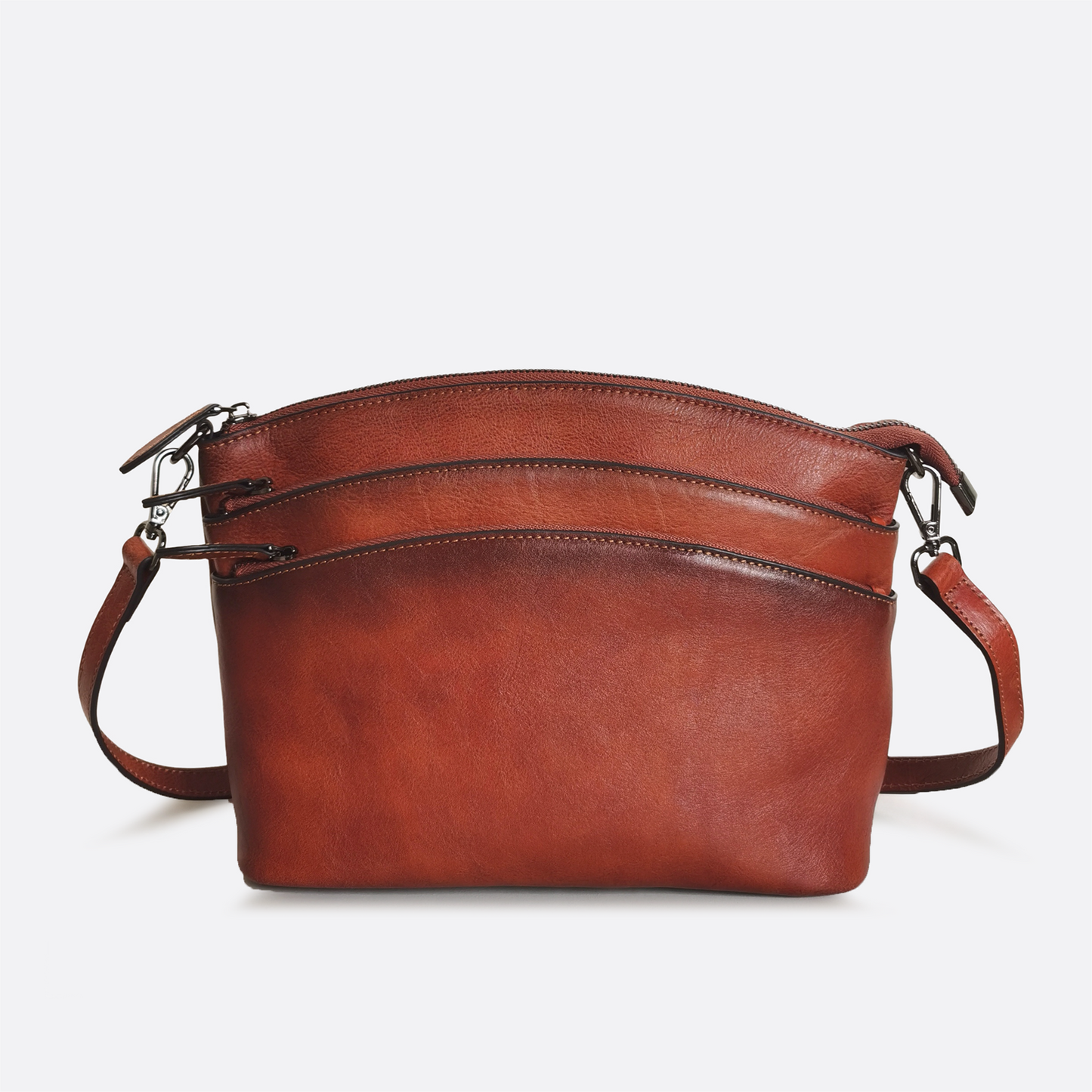 Women's genuine cowhide leather handbag Hayden V3 design