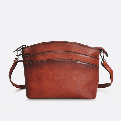 Women's genuine cowhide leather handbag Hayden V3 design