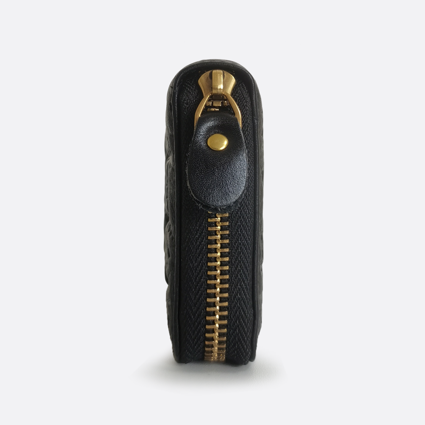 Women's genuine cowhide leather long wallet Metro Floral design