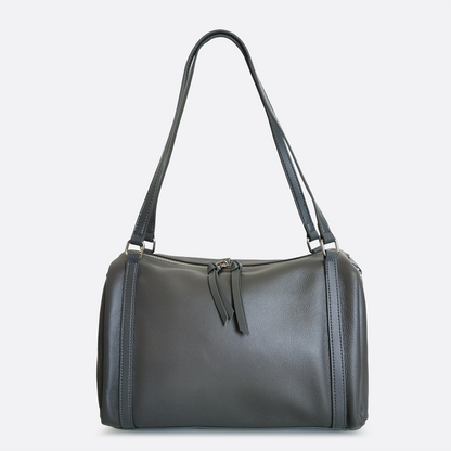 Women's genuine cowhide leather handbag Palour V4 design