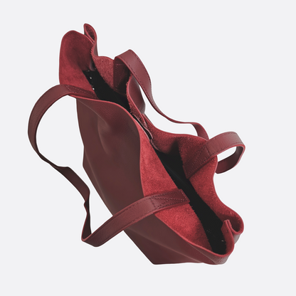 Women's genuine cowhide leather handbag Cara V3 design