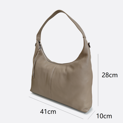 Women's genuine cowhide leather handbag Shell V4 design