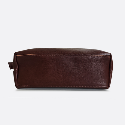 Women's genuine cowhide leather handbag Ellipse design