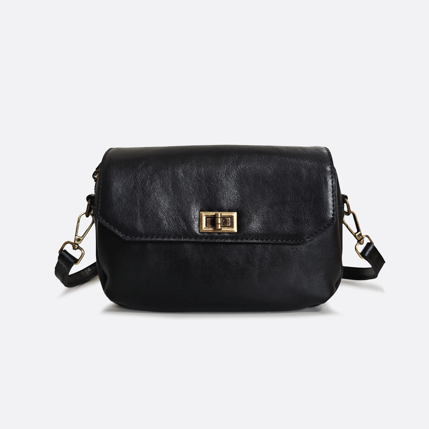 Women's genuine cowhide leather messenger satchel bag handbag Boite V2 design