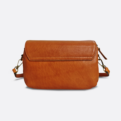 Women's genuine cowhide leather messenger satchel bag handbag Boite V2 design