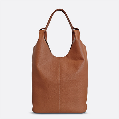 Women's genuine cowhide leather hobo handbag Dilla two handle V2 design