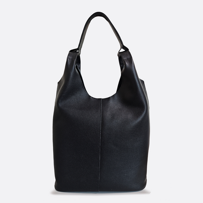 Women's genuine cowhide leather hobo handbag Dilla two handle V2 design