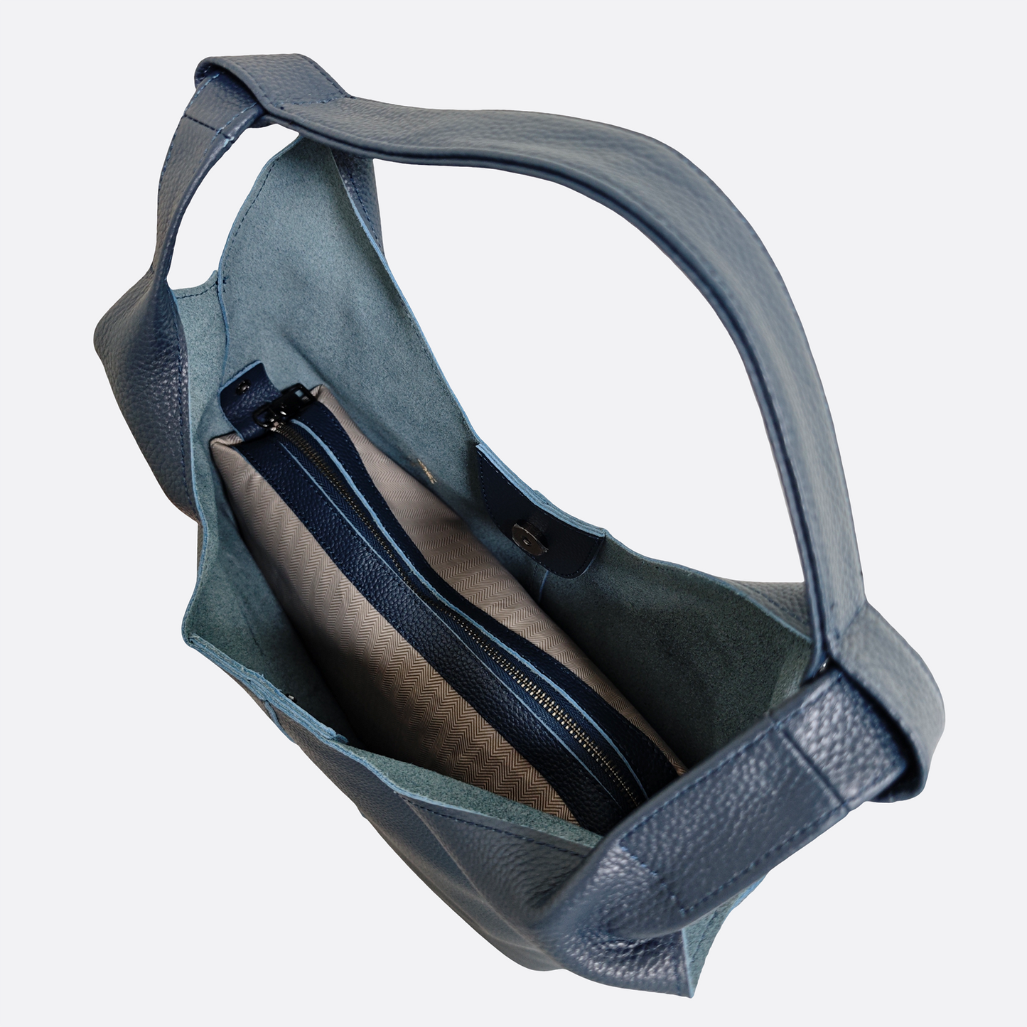 Women's genuine cowhide leather hobo handbag Dilla two handle V2 design