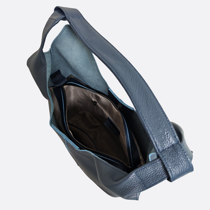 Women's genuine cowhide leather hobo handbag Dilla two handle V2 design