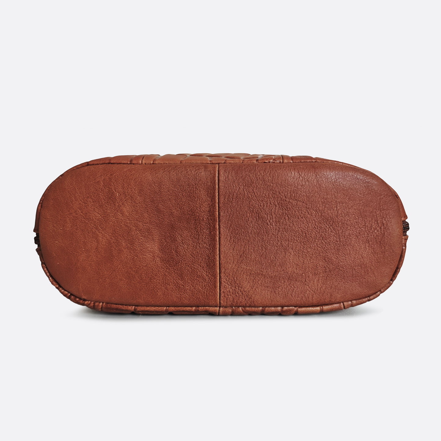 Women's genuine cowhide leather handbag Bora design with embossed crocodile print