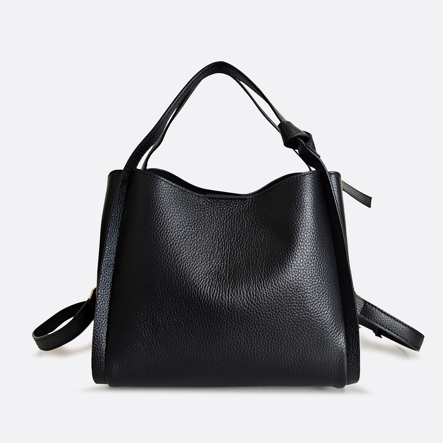 Women's cowhide leather handbag Mori design