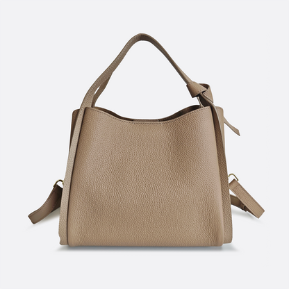 Women's cowhide leather handbag Mori design