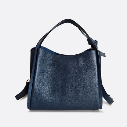 Women's cowhide leather handbag Mori design