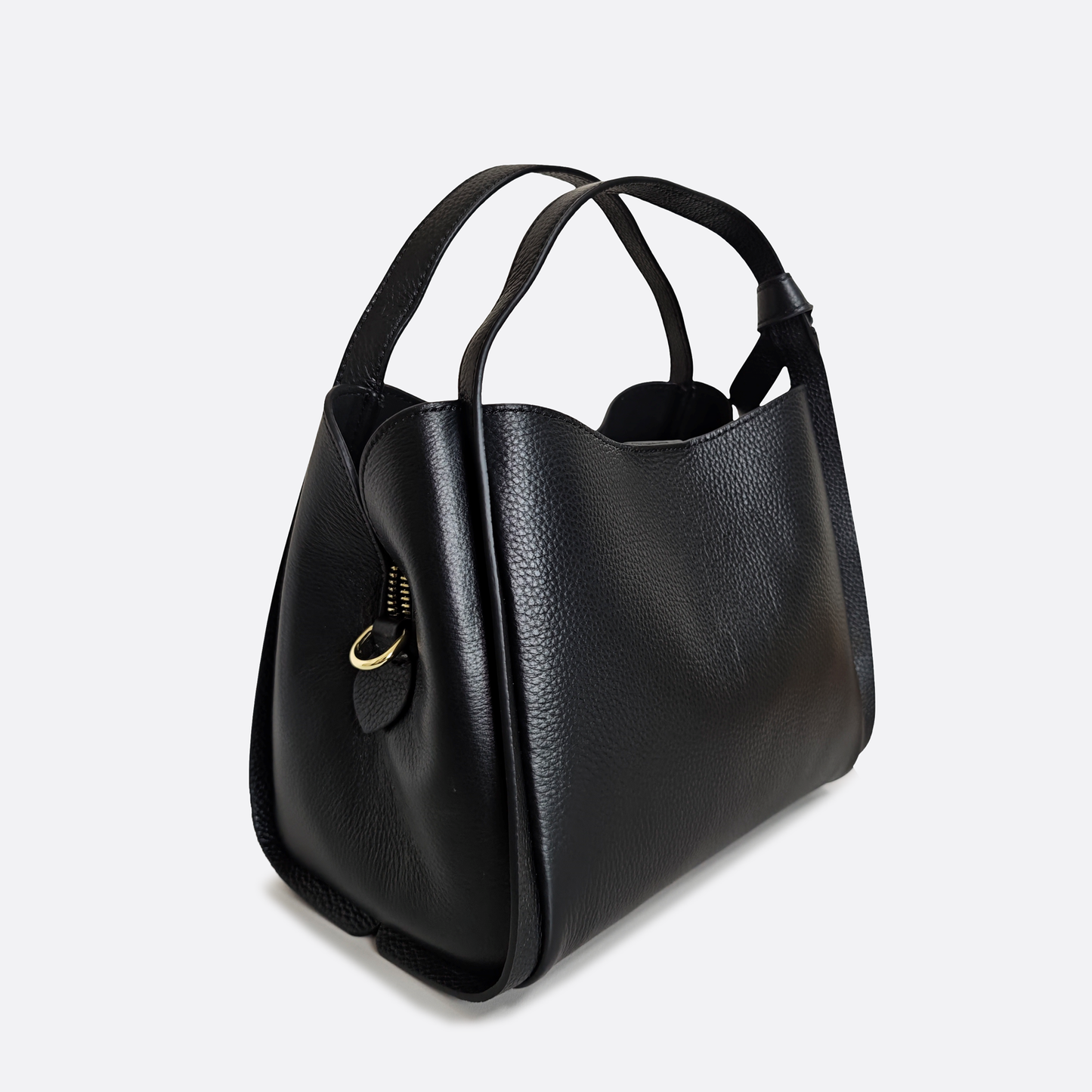 Women's cowhide leather handbag Mori design