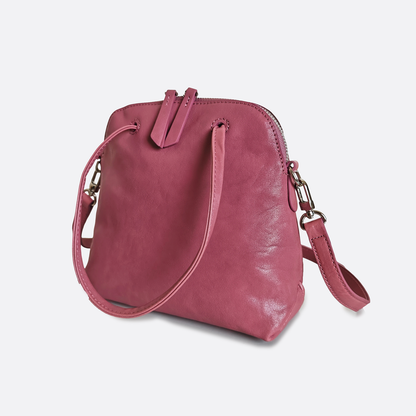 Women's genuine cowhide leather Bowler bag