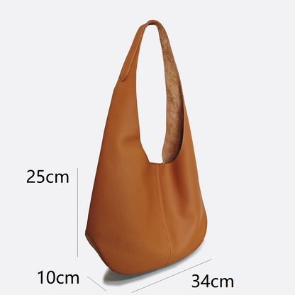 Women's genuine cowhide leather handbag Shell V5 design