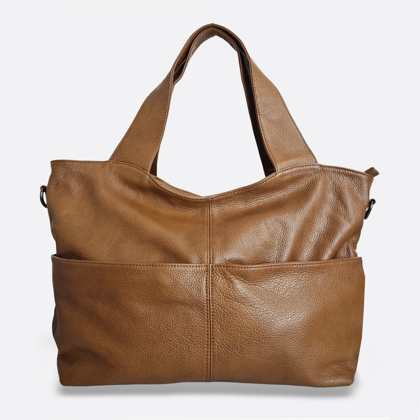 Women's genuine cowhide leather handbag Poches V2 design