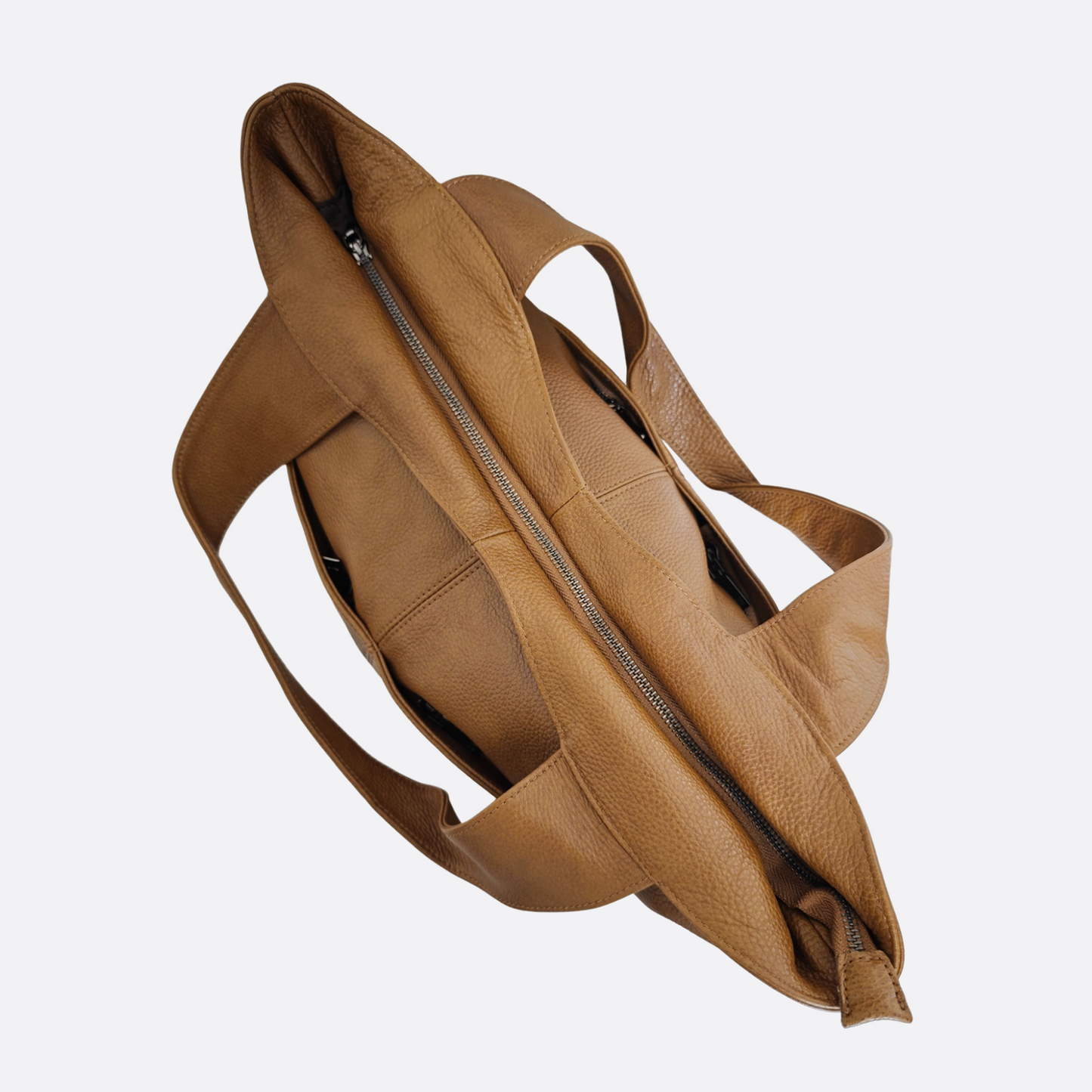 Women's genuine cowhide leather handbag Poches V2 design