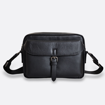 Unisex genuine cowhide leather sling bag Murca design