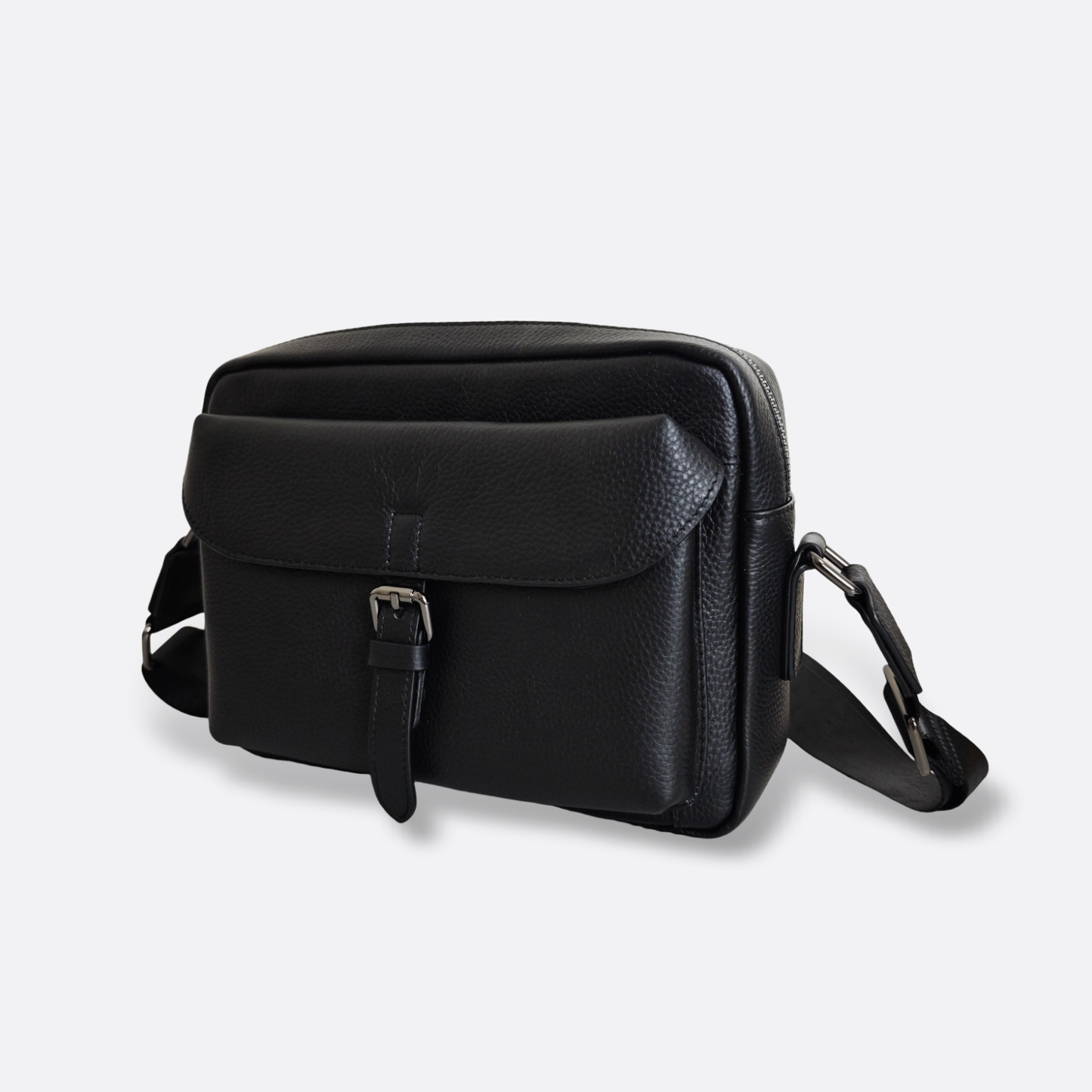 Unisex genuine cowhide leather sling bag Murca design