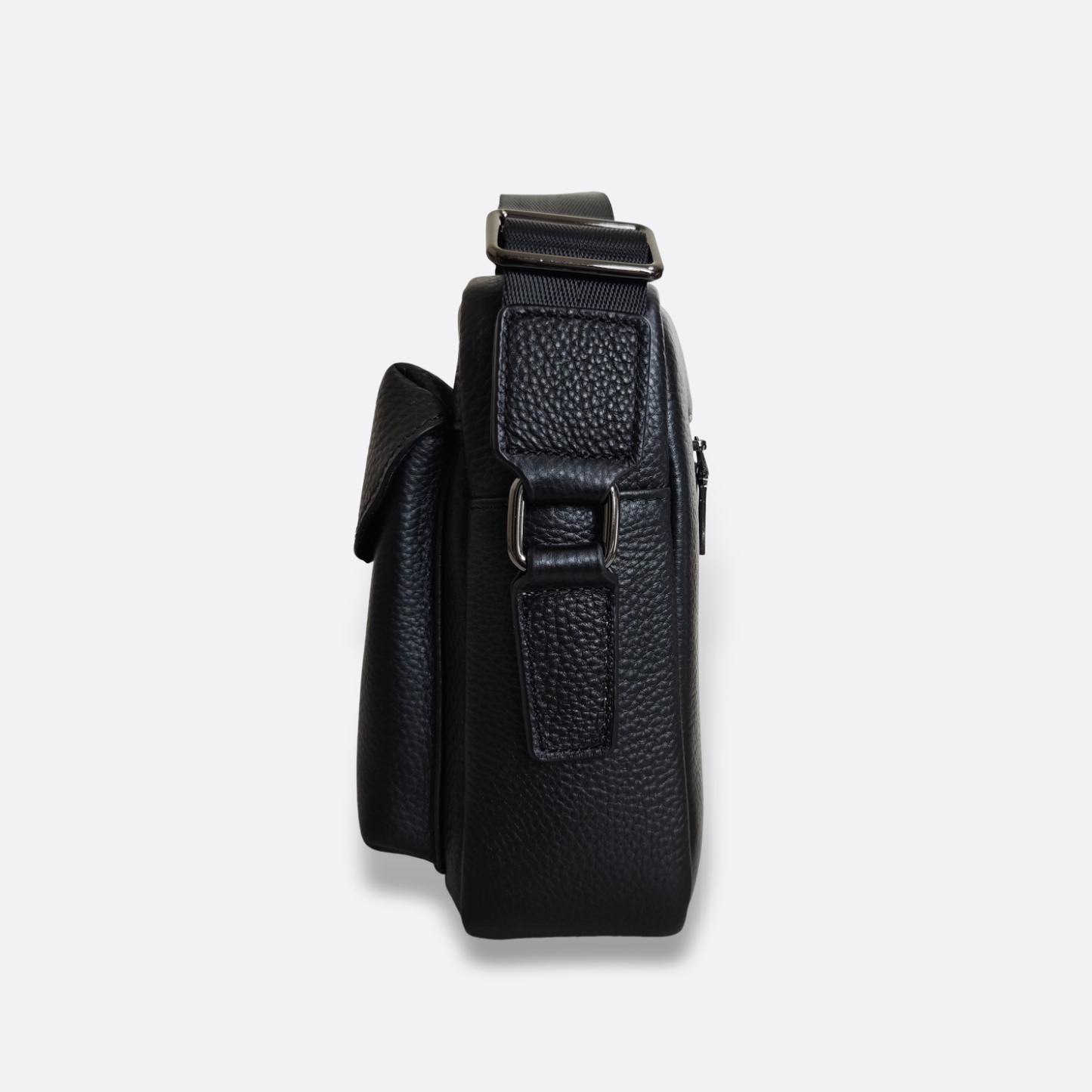 Unisex genuine cowhide leather sling bag Murca design