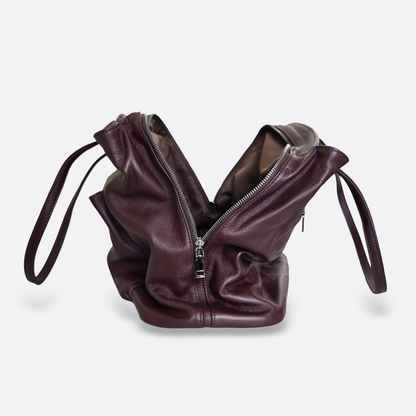 Women's genuine cowhide leather handbag Cate design V2