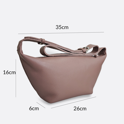 Women's cowhide leather handbag Vesny V3 design waist bag