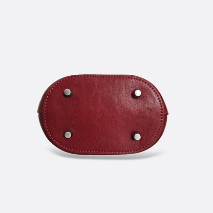 Women's genuine cowhide leather handbag Mini Bracelet design
