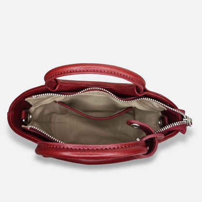 Women's genuine cowhide leather handbag Mini Bracelet design
