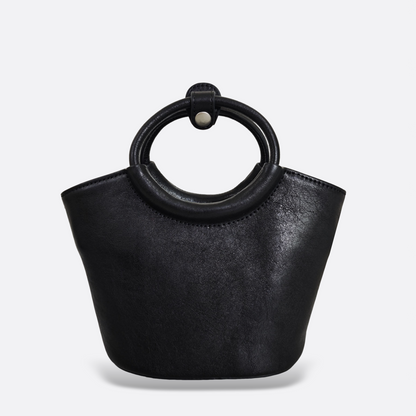 Women's genuine cowhide leather handbag Mini Bracelet design