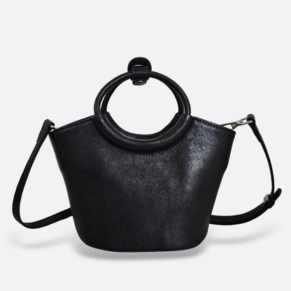 Women's genuine cowhide leather handbag Mini Bracelet design