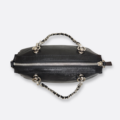 Women's genuine cowhide leather handbag Loaf design