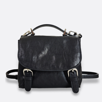 Women's genuine cowhide leather 3 way handbag/backpack Mini Torba design