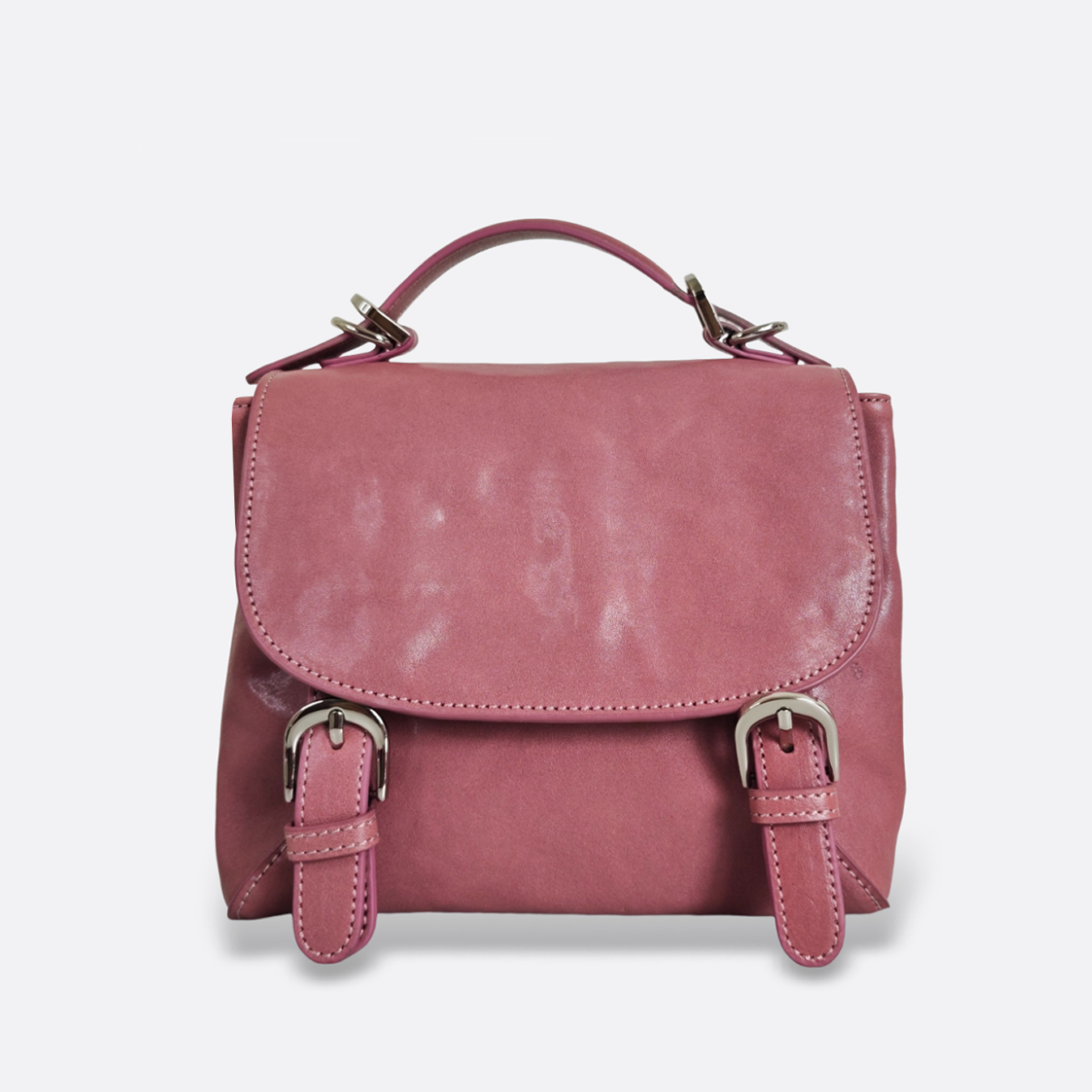 Women's genuine cowhide leather 3 way handbag/backpack Mini Torba design