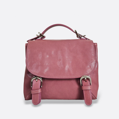 Women's genuine cowhide leather 3 way handbag/backpack Mini Torba design