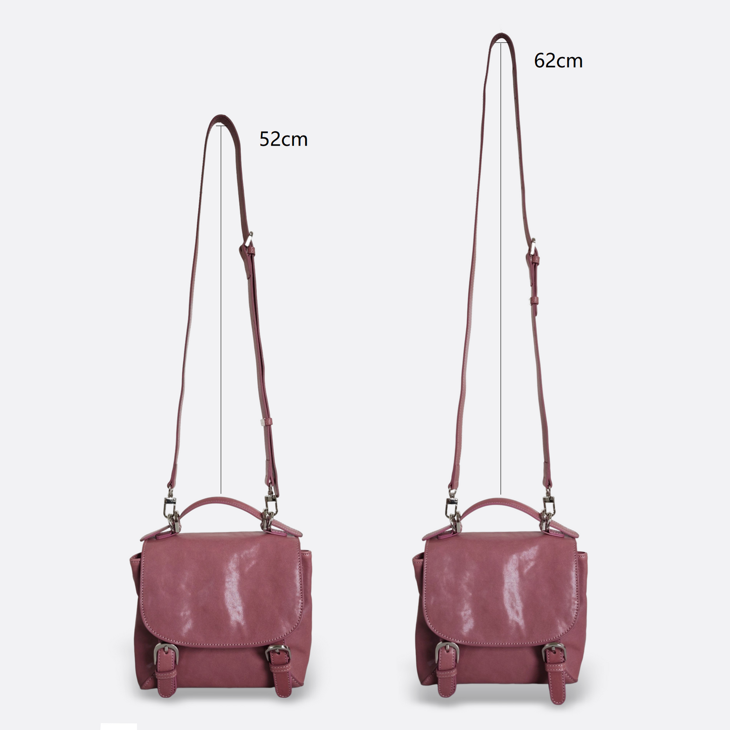 Women's genuine cowhide leather 3 way handbag/backpack Mini Torba design