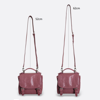 Women's genuine cowhide leather 3 way handbag/backpack Mini Torba design