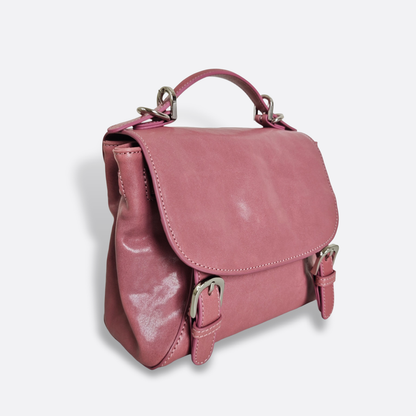 Women's genuine cowhide leather 3 way handbag/backpack Mini Torba design