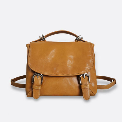 Women's genuine cowhide leather 3 way handbag/backpack Mini Torba design