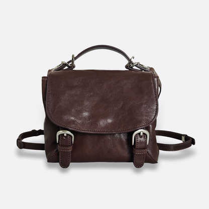 Women's genuine cowhide leather 3 way handbag/backpack Mini Torba design