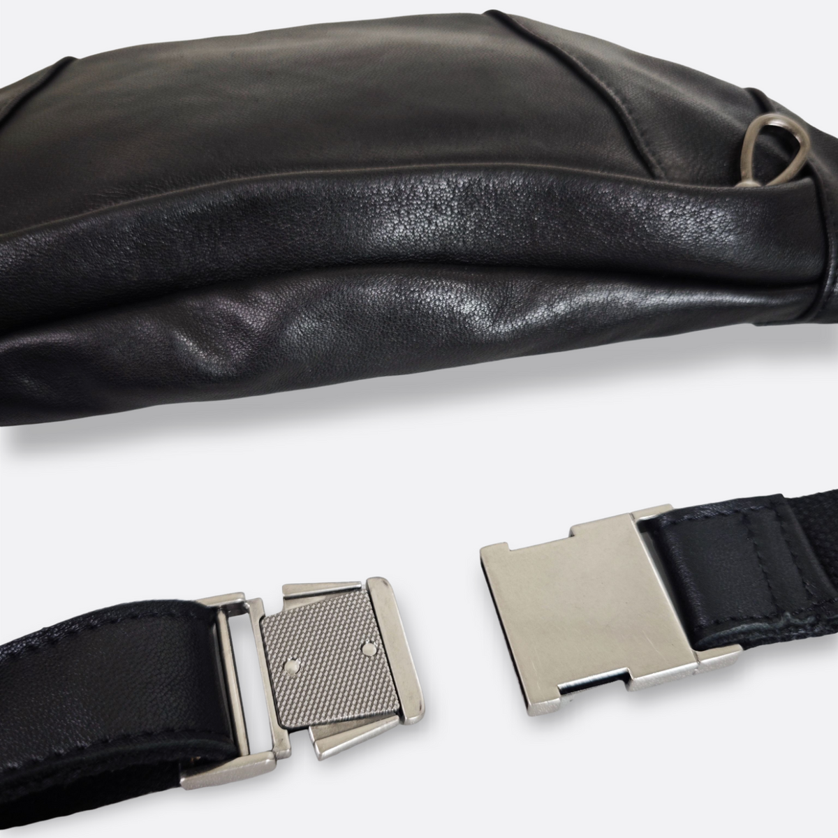 Unisex lambskin leather handbag Vesny pouch V3 design