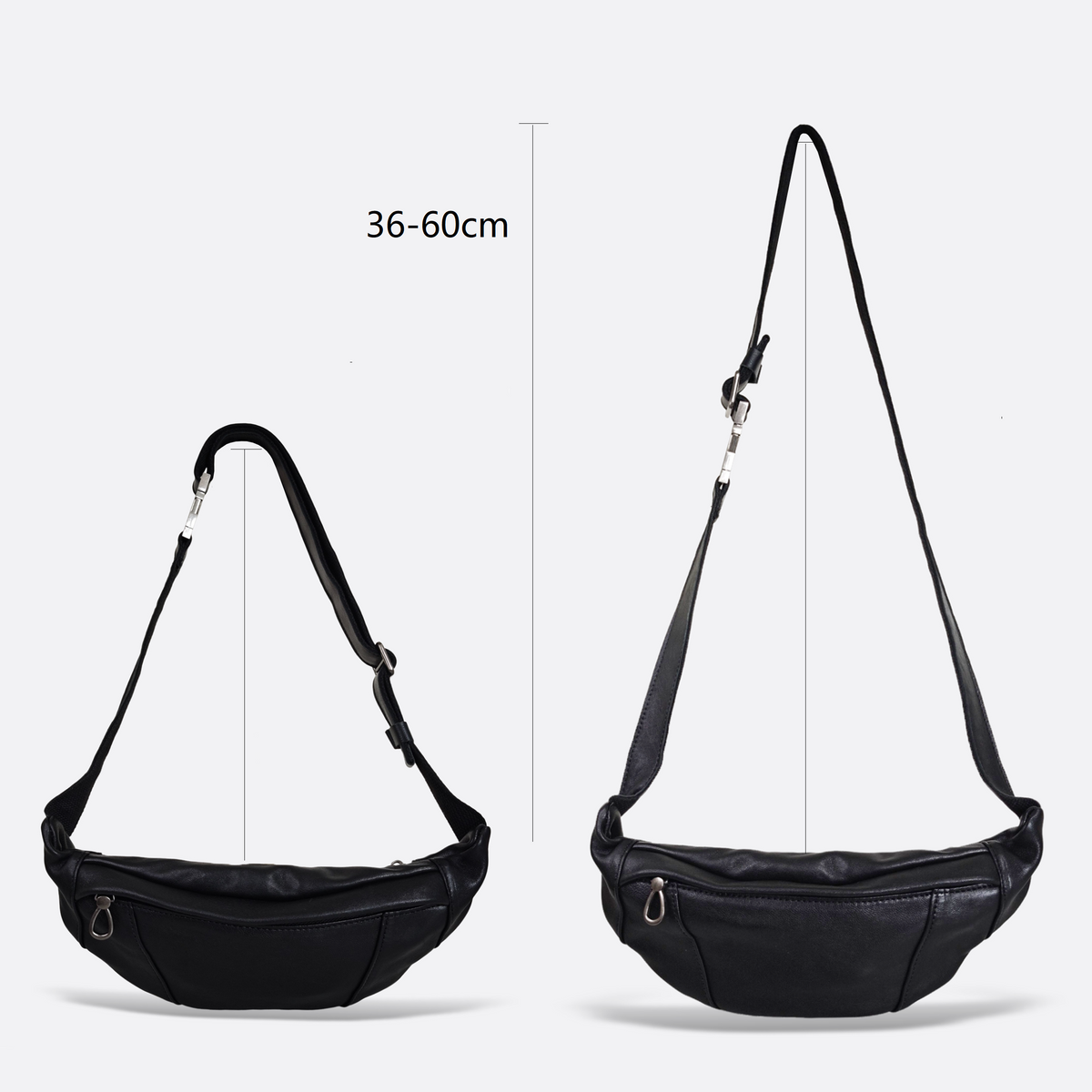 Unisex lambskin leather handbag Vesny pouch V3 design