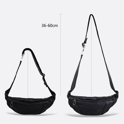 Unisex lambskin leather handbag Vesny pouch V3 design