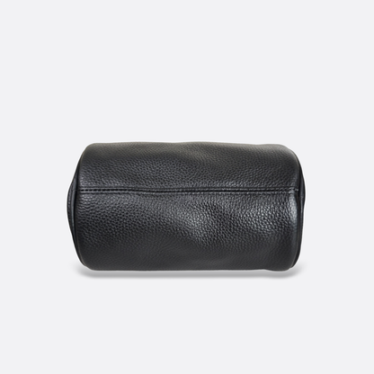 Unisex genuine cowhide leather barrel bag Cylinder design
