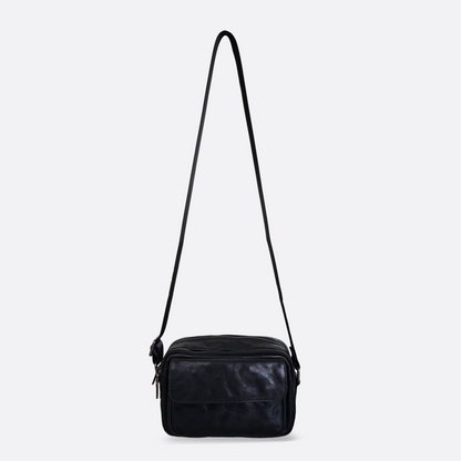 Unisex genuine cowhide leather sling bag Poches messenger v2 design
