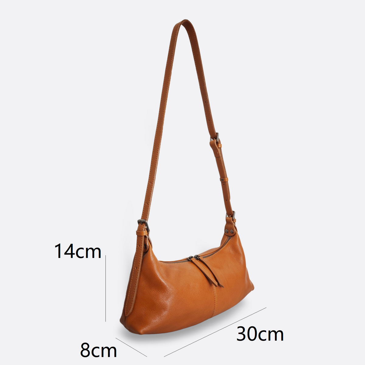 Women's genuine cowhide leather handbag Ingot V2 design