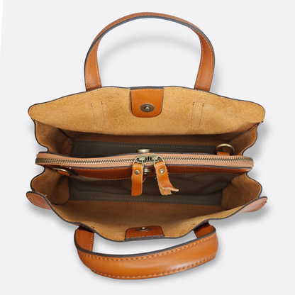 Women's genuine cowhide leather handbag Potter V4 design