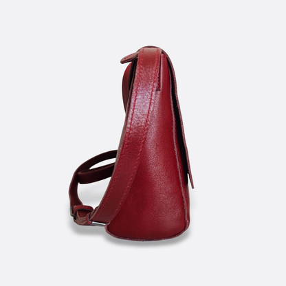 Women's genuine cowhide leather handbag Square V2 design