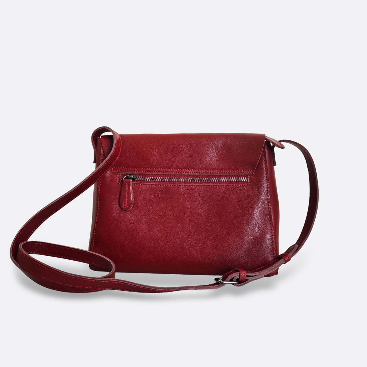 Women's genuine cowhide leather handbag Square V2 design