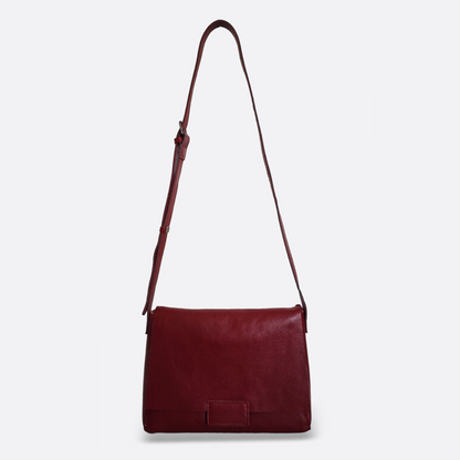 Women's genuine cowhide leather handbag Square V2 design